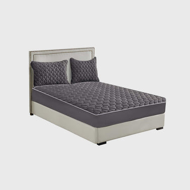 138cm Grey Wide Mattress Cover