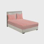 183cm Pink Wide Mattress Cover  Clover Design