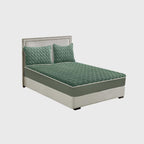 183cm Green Wide Mattress Cover Clover Design