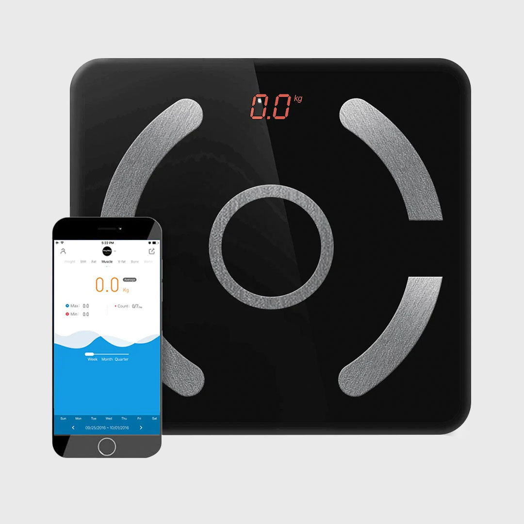 Wireless Bluetooth Digital Body Fat Scale Black
