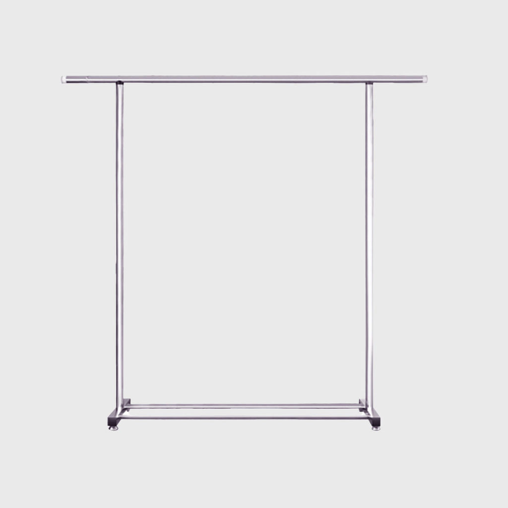 SOGA 150cm Stainless Steel Floor-Standing Clothes Rack - Durable and Space-Saving Laundry Organizer