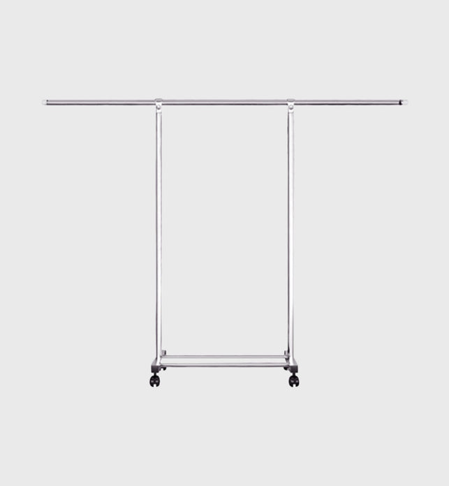 SOGA 180cm Stainless Steel Floor-Standing Clothes Rack - Durable and Space-Saving Laundry Organizer