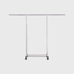 SOGA 180cm Stainless Steel Floor-Standing Clothes Rack - Durable and Space-Saving Laundry Organizer