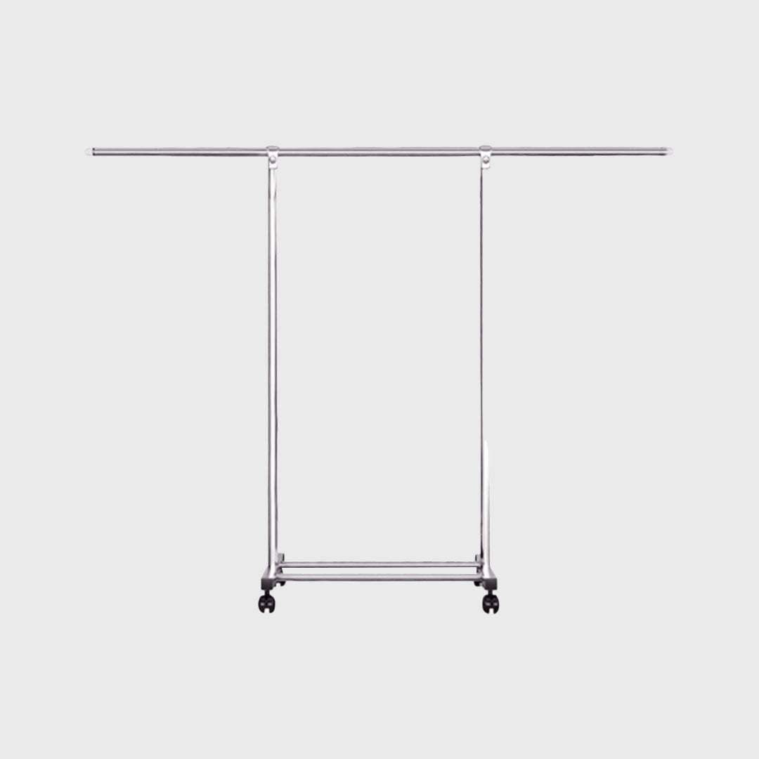 SOGA 180cm Stainless Steel Floor-Standing Clothes Rack - Durable and Space-Saving Laundry Organizer