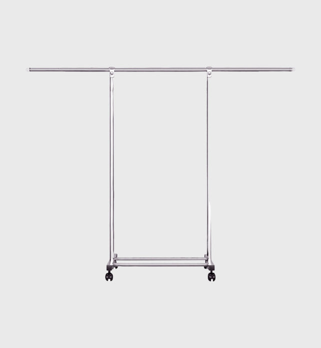 SOGA 180cm Stainless Steel Floor-Standing Clothes Rack - Durable and Space-Saving Laundry Organizer