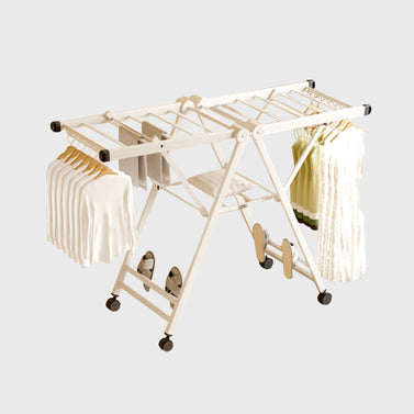 SOGA 160cm Portable Wing Shape Clothes Drying Rack Foldable Space-Saving Laundry Holder