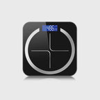 180kg Glass Digital Fitness Electronic Scales Black
