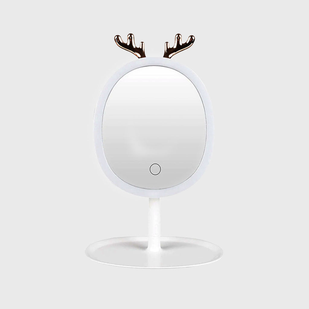 White Antler LED Light Makeup Mirror