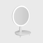 Round White Mirror