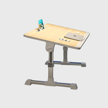 SOGA 60X40cm Wood Small Laptop Bed Portable Foldable Study Table Adjustable