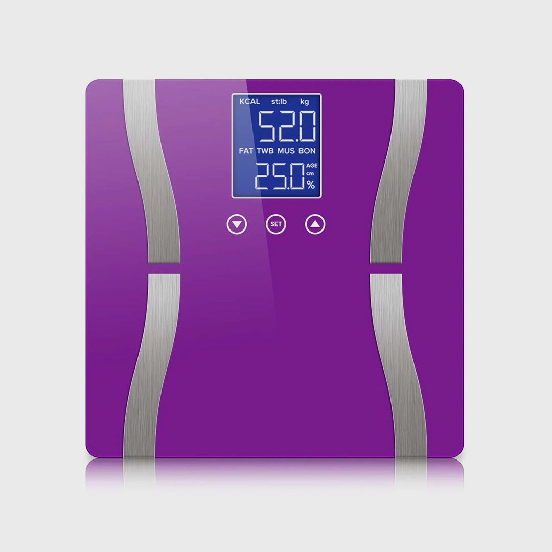 Digital Body Fat Scale Purple