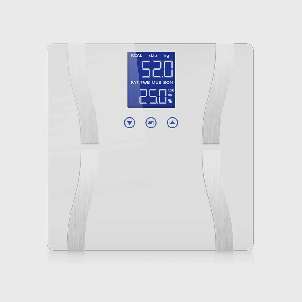 Digital Body Fat Scale White