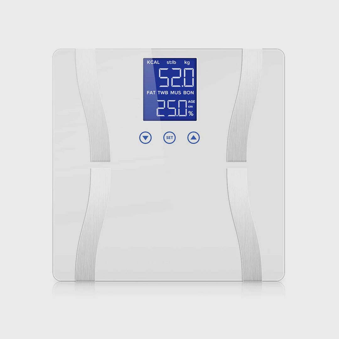 Digital Body Fat Scale White