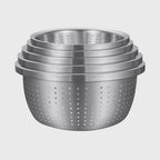 SOGA Stainless Steel Metal Basket Strainer 5PCS Set A