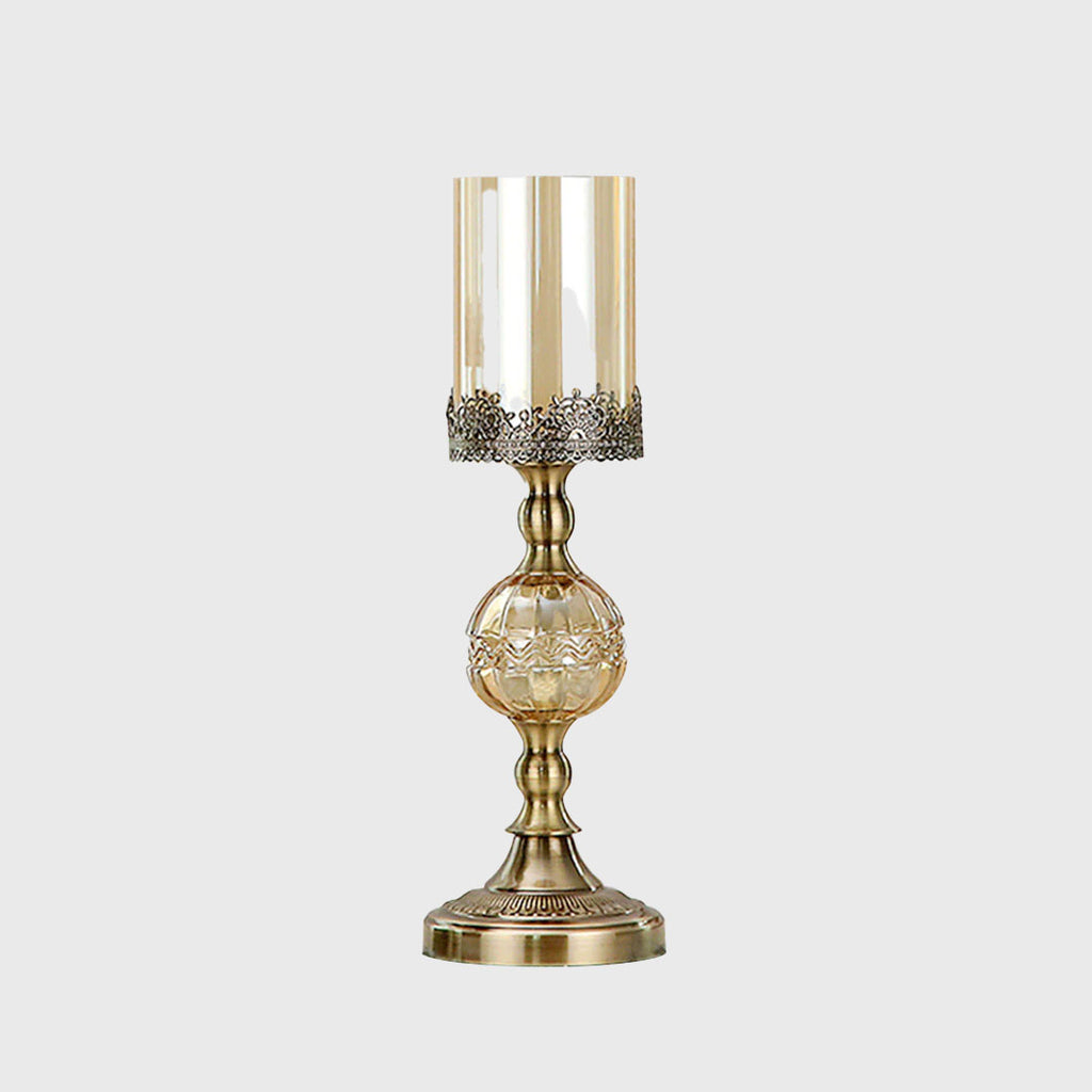 42cm Glass Candle Holder