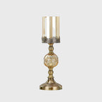 42cm Glass Candle Holder