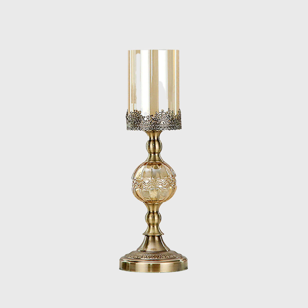 42cm Glass Candle Holder