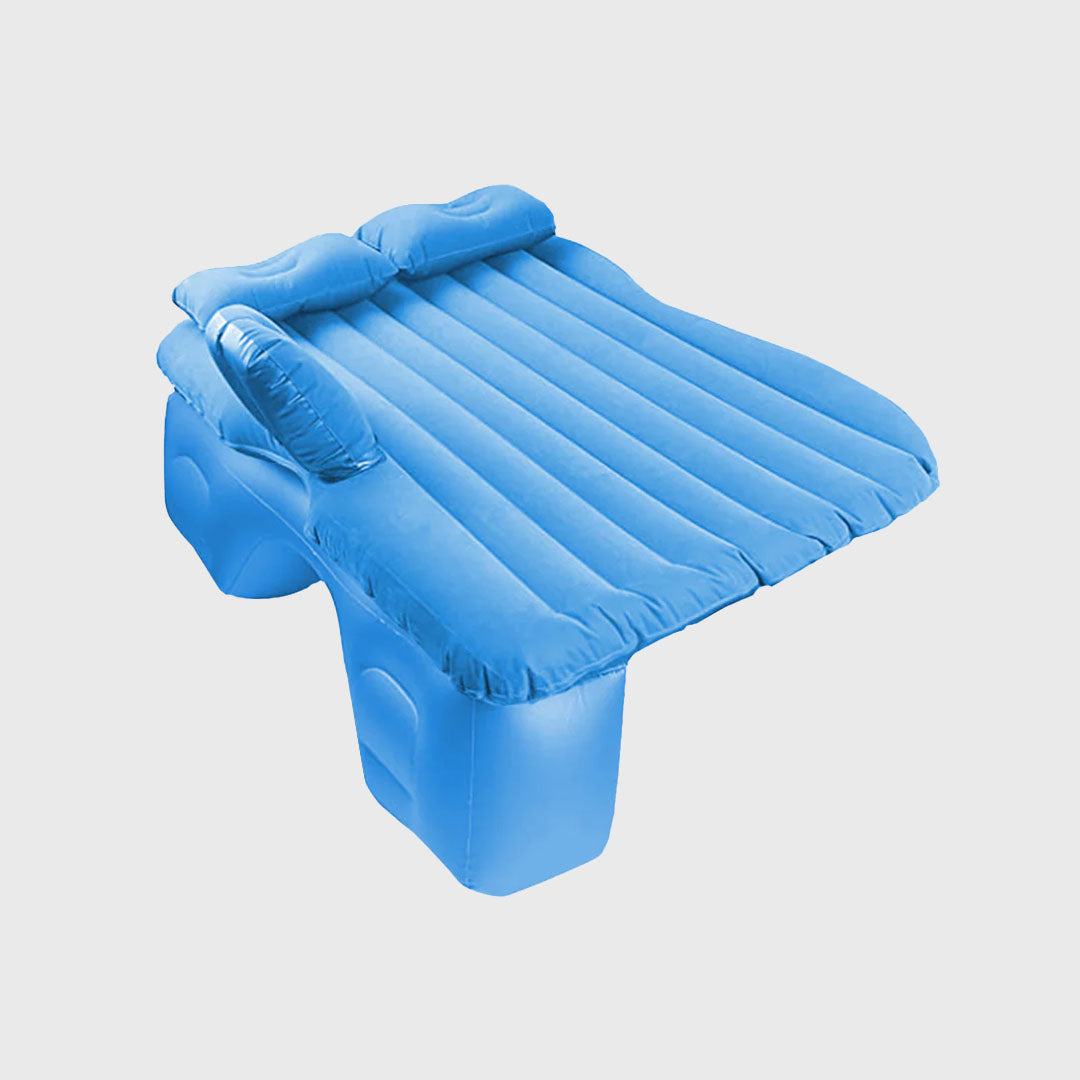 Blue Stripe Inflatable Car Mattress