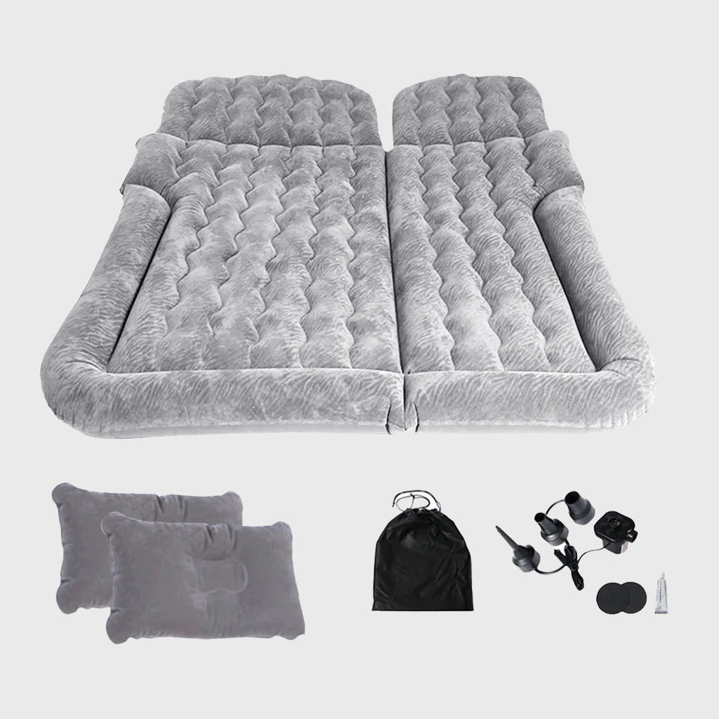 Grey Inflatable Car Boot Mattress