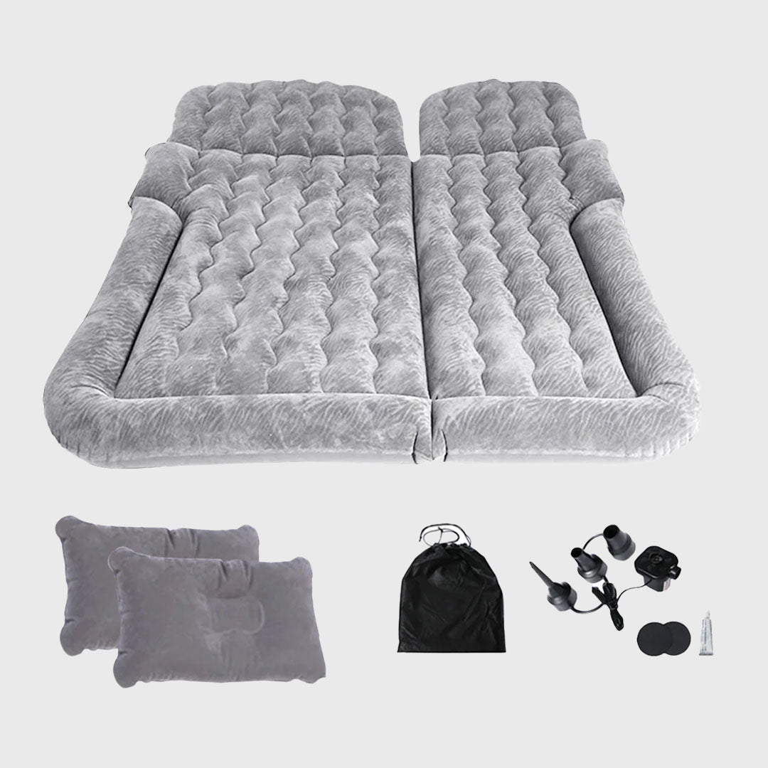 Grey Inflatable Car Boot Mattress