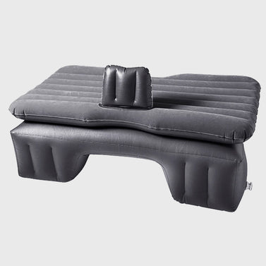 Portable Inflatable Car Mattress Air Bed Grey