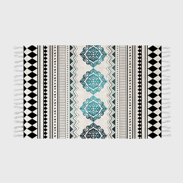 SOGA 90cm Boho Bathroom Rug Vintage Kitchen Area Runner Rugs Home Decor