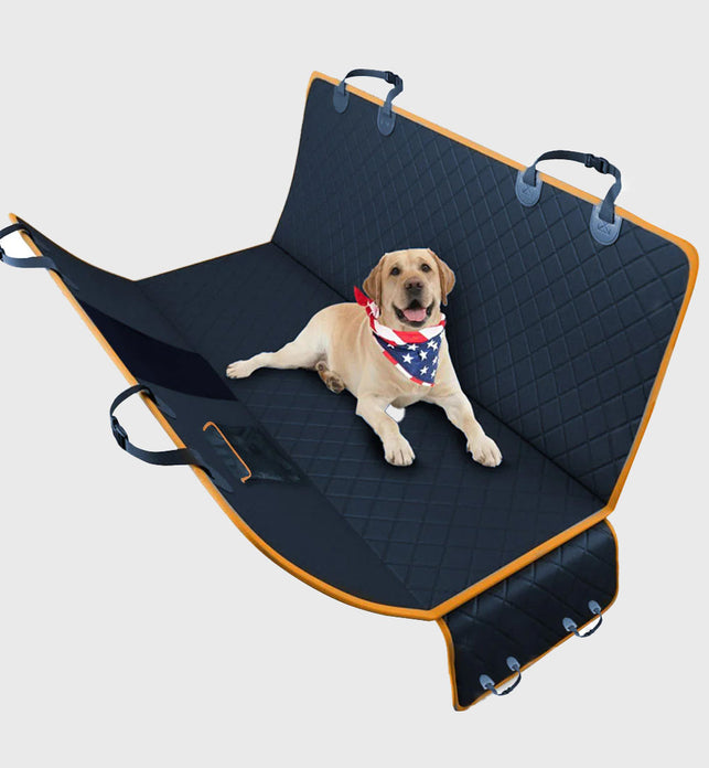 Pet Car Cover Back Seat Protector Black