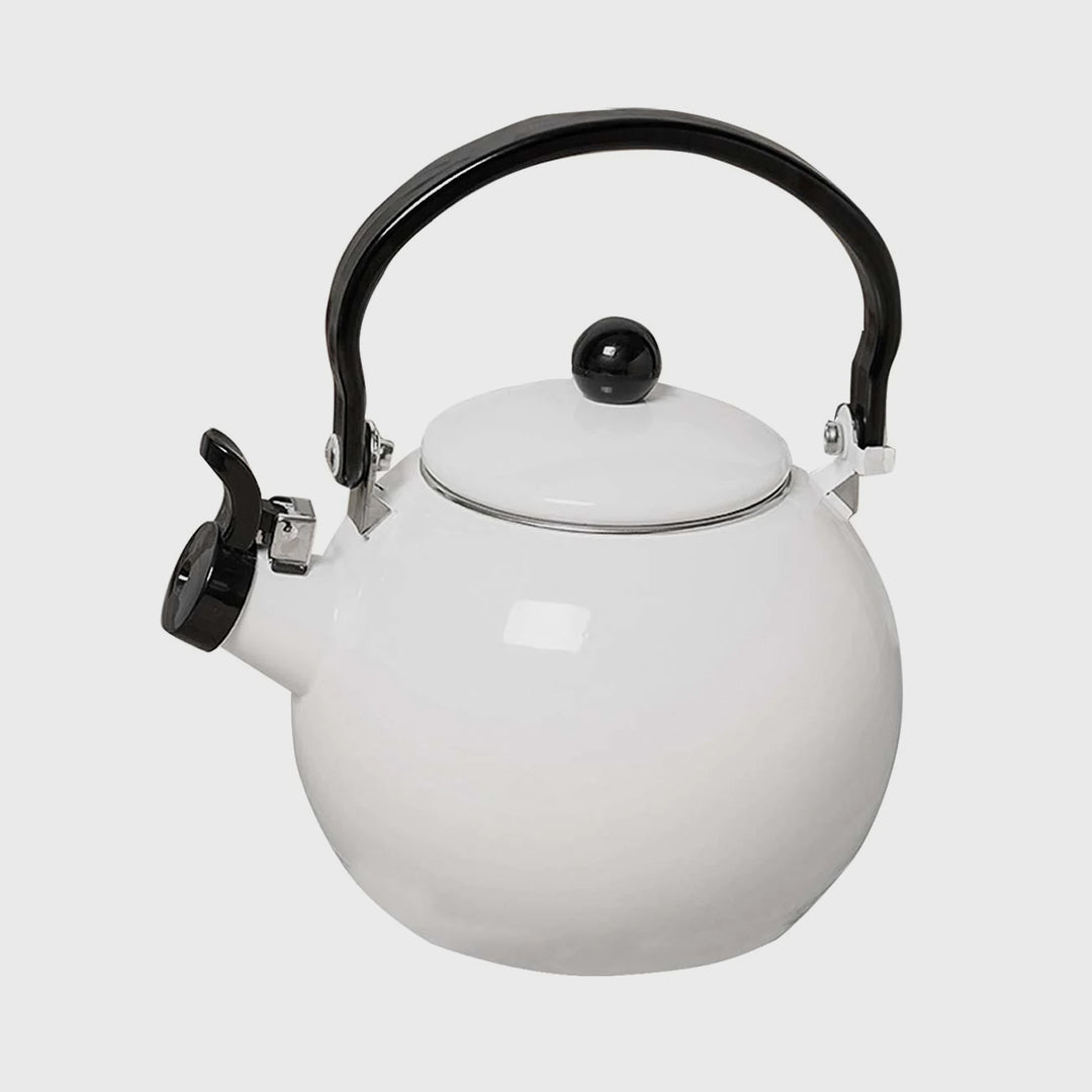 2.0 Liter Ceramic Porcelain Kettle White
