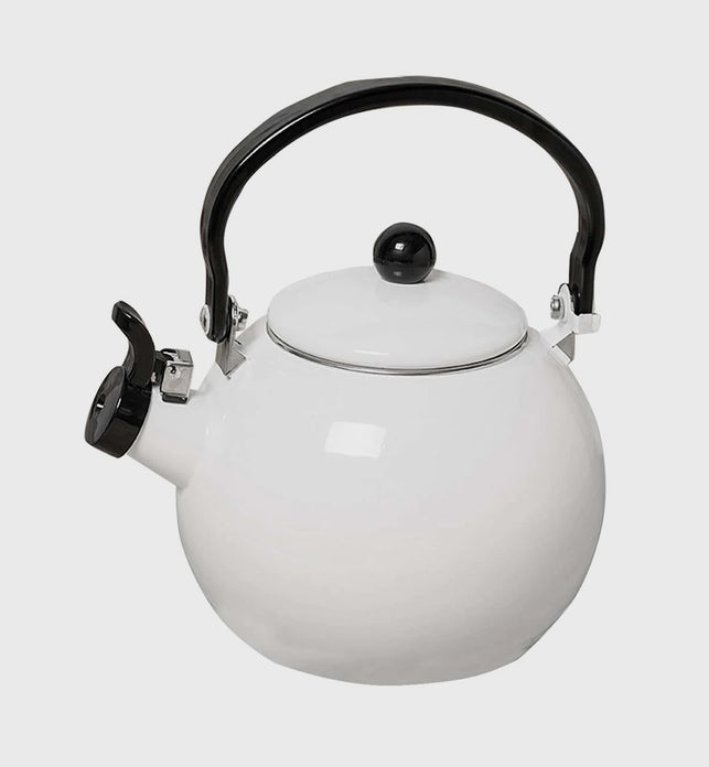 2.0 Liter Ceramic Porcelain Kettle White