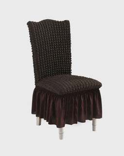 Coffee Chair Cover Seat Protector with Ruffle Skirt