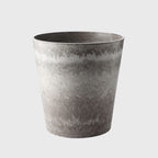 37cm Rock Grey Round Resin Planter