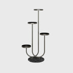 Black U Shaped Plant Stand