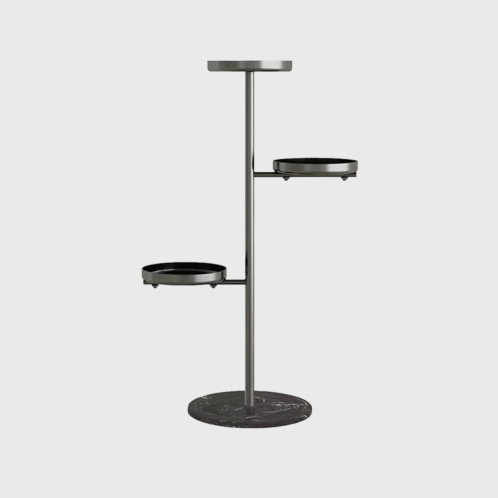 3 Tier Black Round Plant Stand
