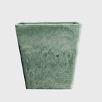 27cm Green Grey Square Planter