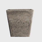 27cm Sand Grey Square Planter