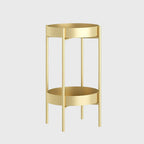 50CM Gold Tiered Plant Pots Holders Rack Garden Shelf
