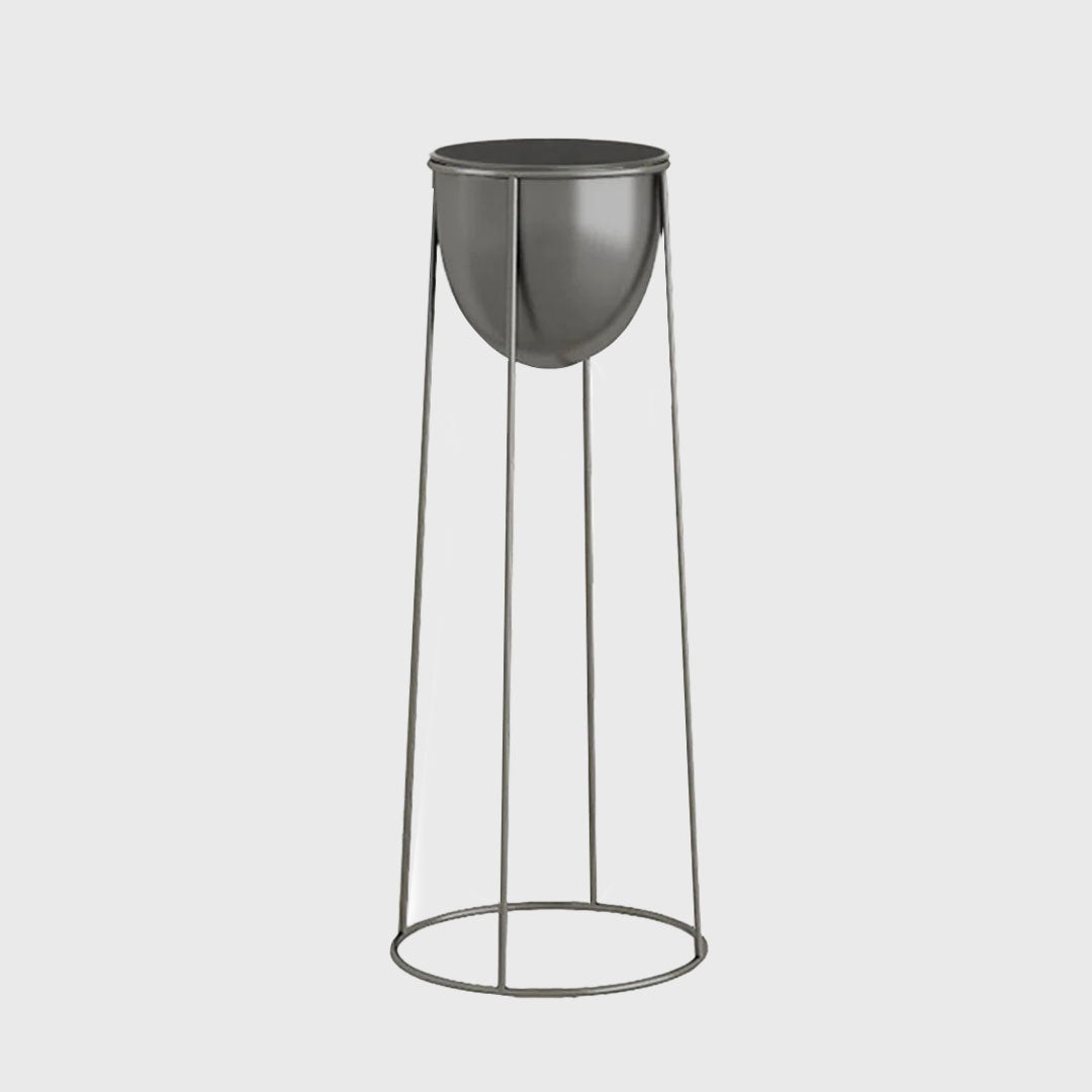 50CM Round Wire Metal Black Pot Holder Rack