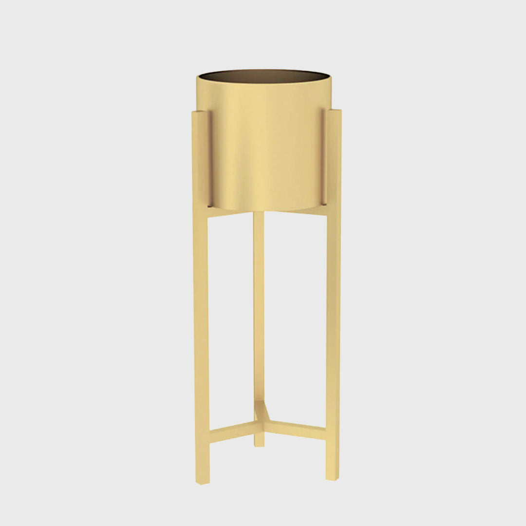 60CM Reversible Gold Metal Plant Pots Holders Rack