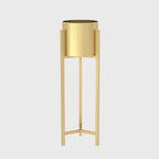 90CM Reversible Gold Metal Plant Pots Holders Rack