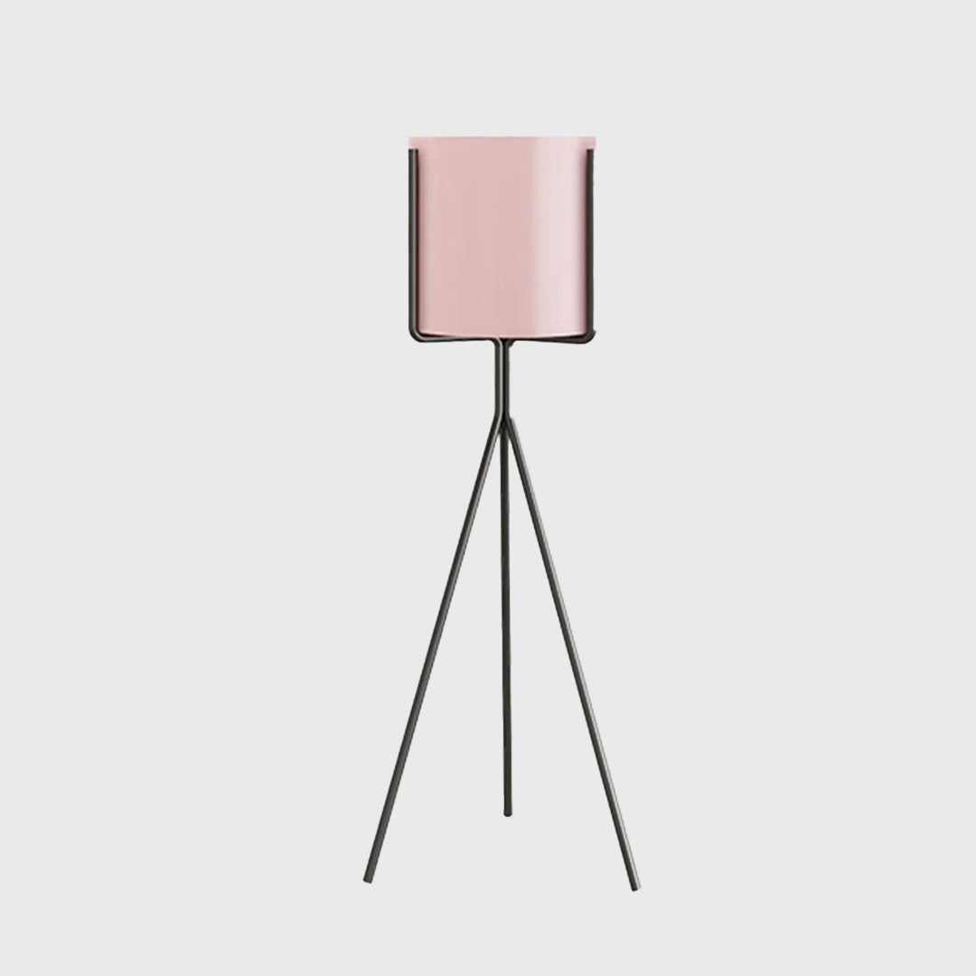 80CM Modern Tripod Pink Pot Holder Rack