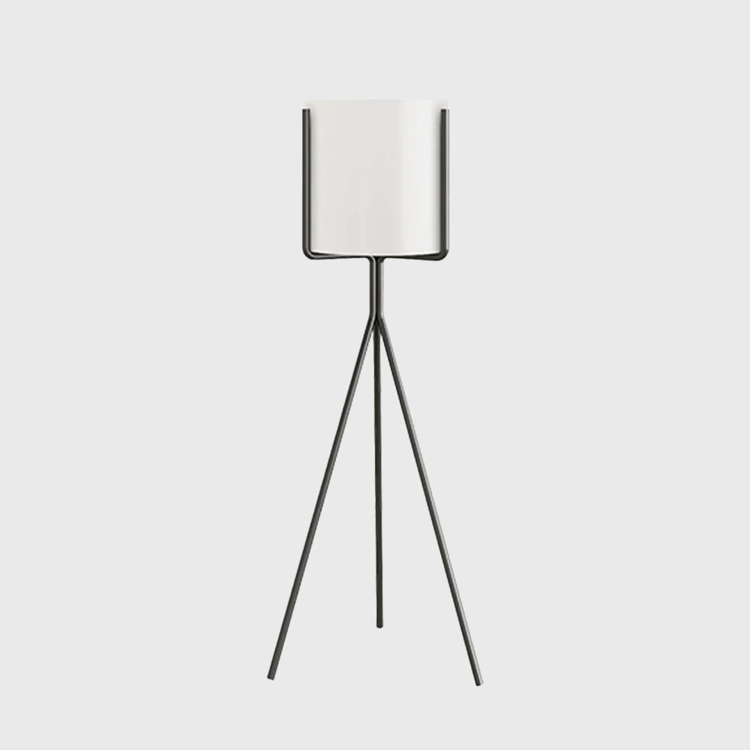 80CM Modern Tripod White Pot Holder Rack