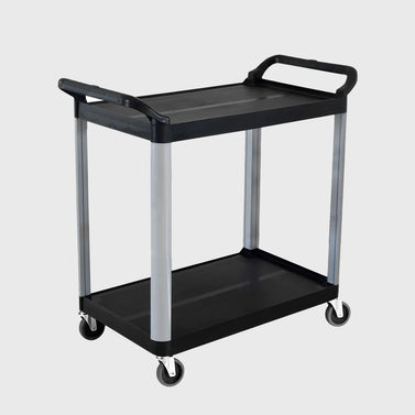 2 Tier Multifunctional Utility Cart 950x500x940mm Black