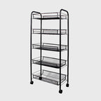 5 Tier Steel Mesh Kitchen Cart