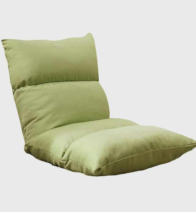 Floor Recliner Lazy Sofa Yellow Green