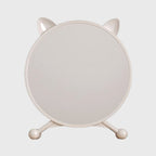 SOGA 40cm White Smart Makeup Bedroom Table Mirror Cat Ear Style No LED Light