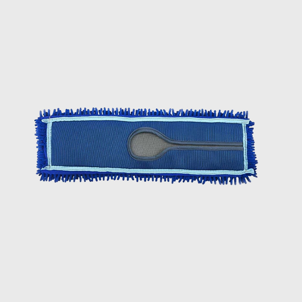 00x22 Blue Microfiber Flat Mop Floor Cleaning Pads Rotating Dust Remover