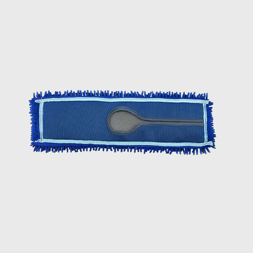 00x22 Blue Microfiber Flat Mop Floor Cleaning Pads Rotating Dust Remover