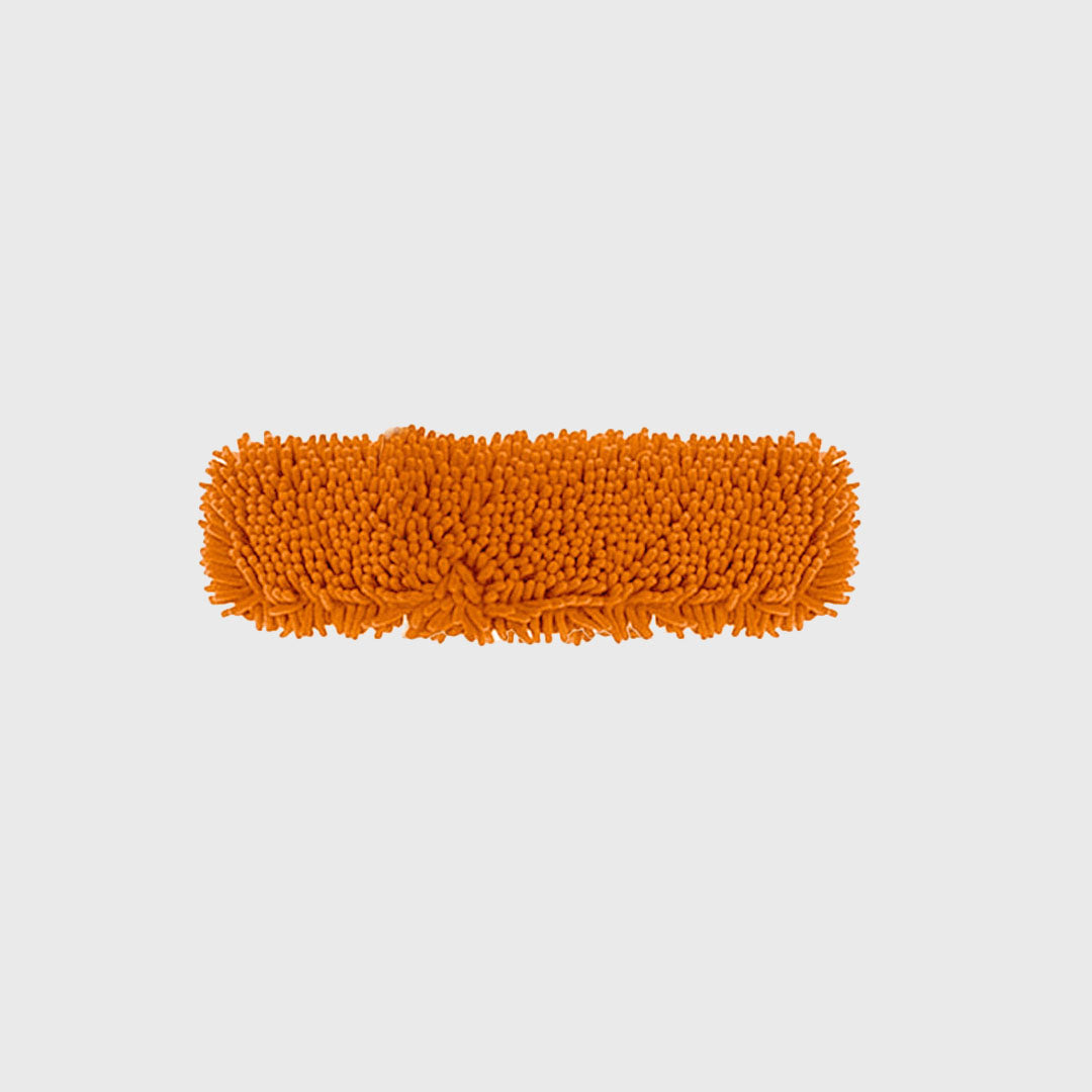 50x12 Orange Microfiber Flat Mop Floor Pads Rotating Dust Remover