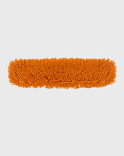 SOGA 60x12 Orange Microfiber Flat Mop Floor Cleaning Pads Rotating Dust Remover