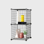 Black 2 Tier Cube Organiser